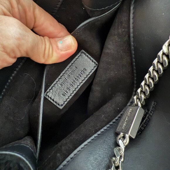 Saint Laurent Small Shearling Monogram Kate Bag - Picture 7 of 12